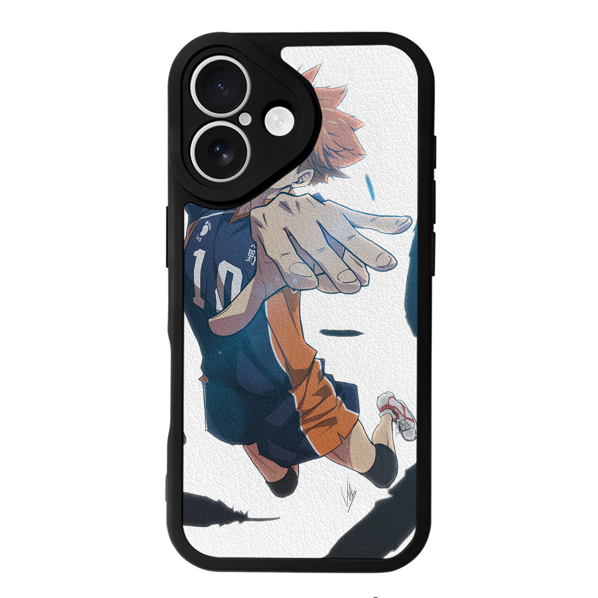 （画像用） ハイキュー!! Haikyu!! 【iPhone 16シリーズ対応】シリコンスマホケース（レザー調） 材質：シリコン